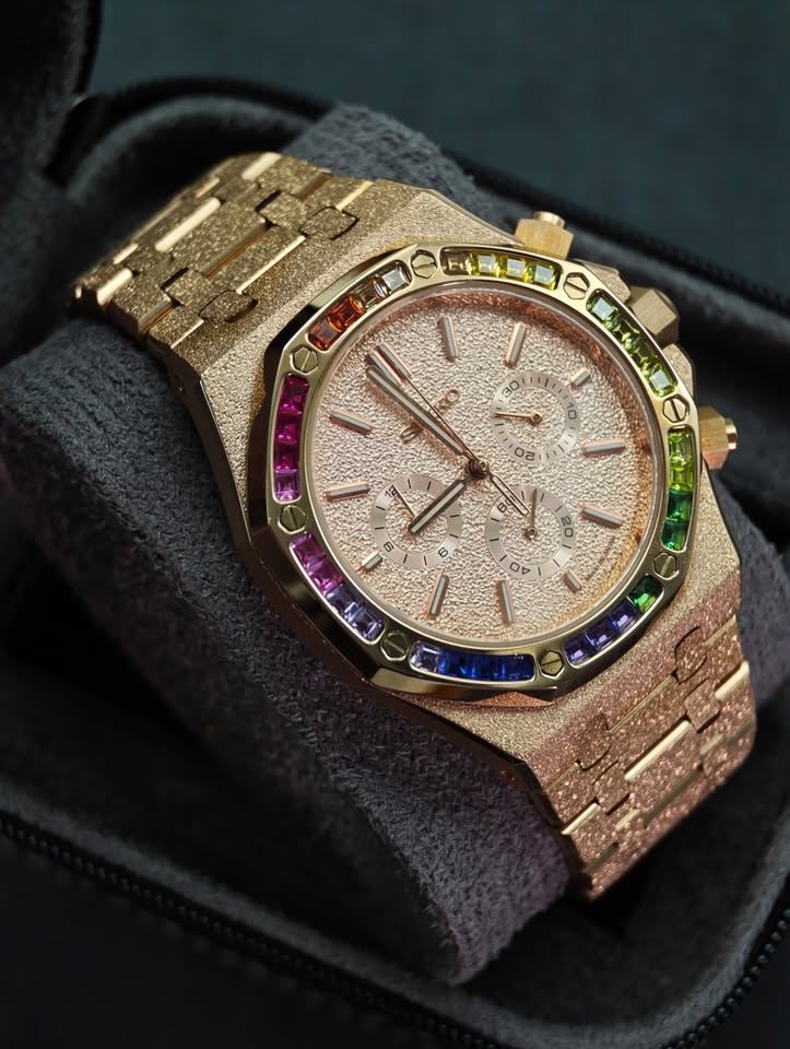 Rose Prism | 41mm Mechaquartz Chronograph