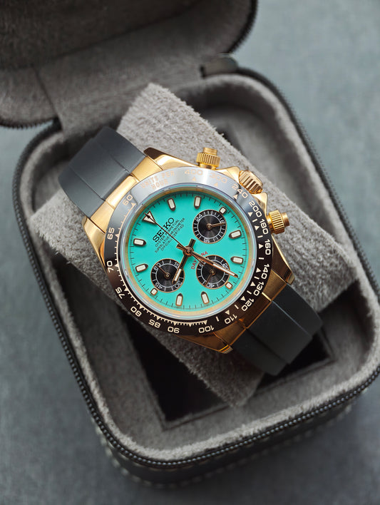 Tiffany Rose Chronograph | 40mm VK63 Mechaquartz
