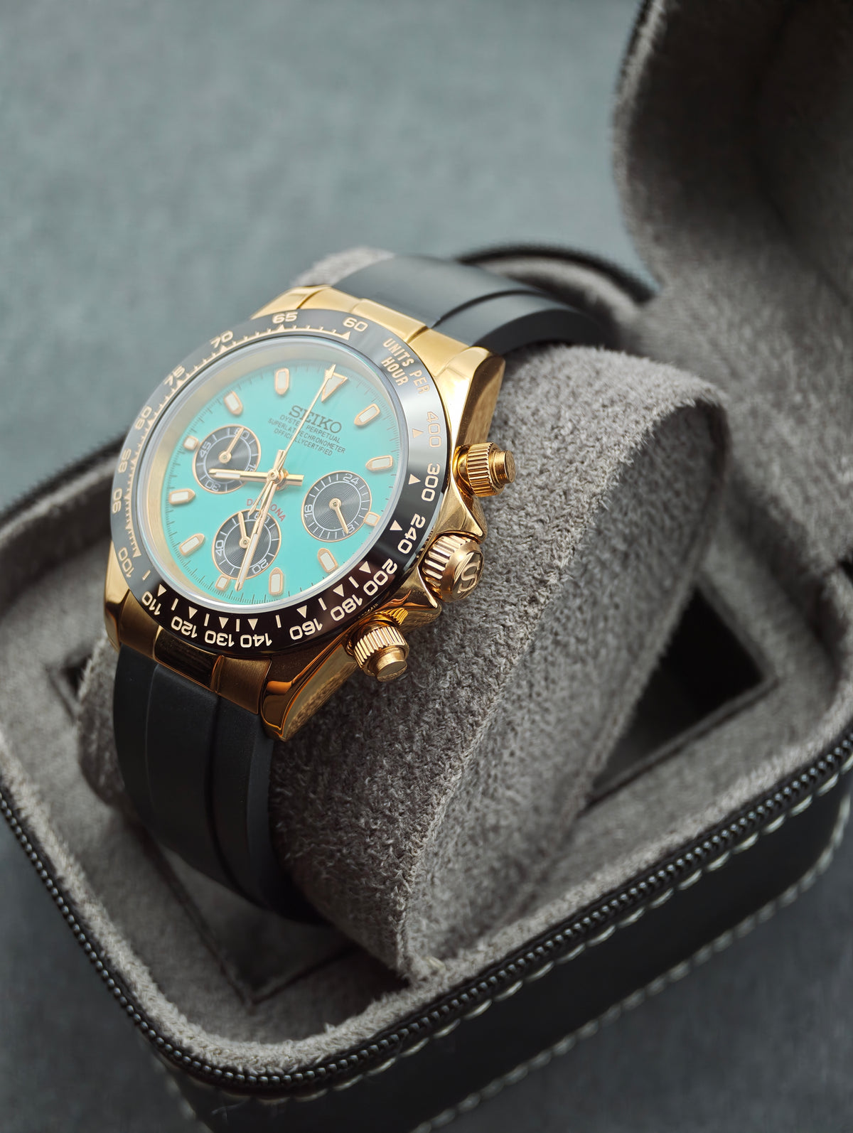 Tiffany Rose Chronograph | 40mm VK63 Mechaquartz
