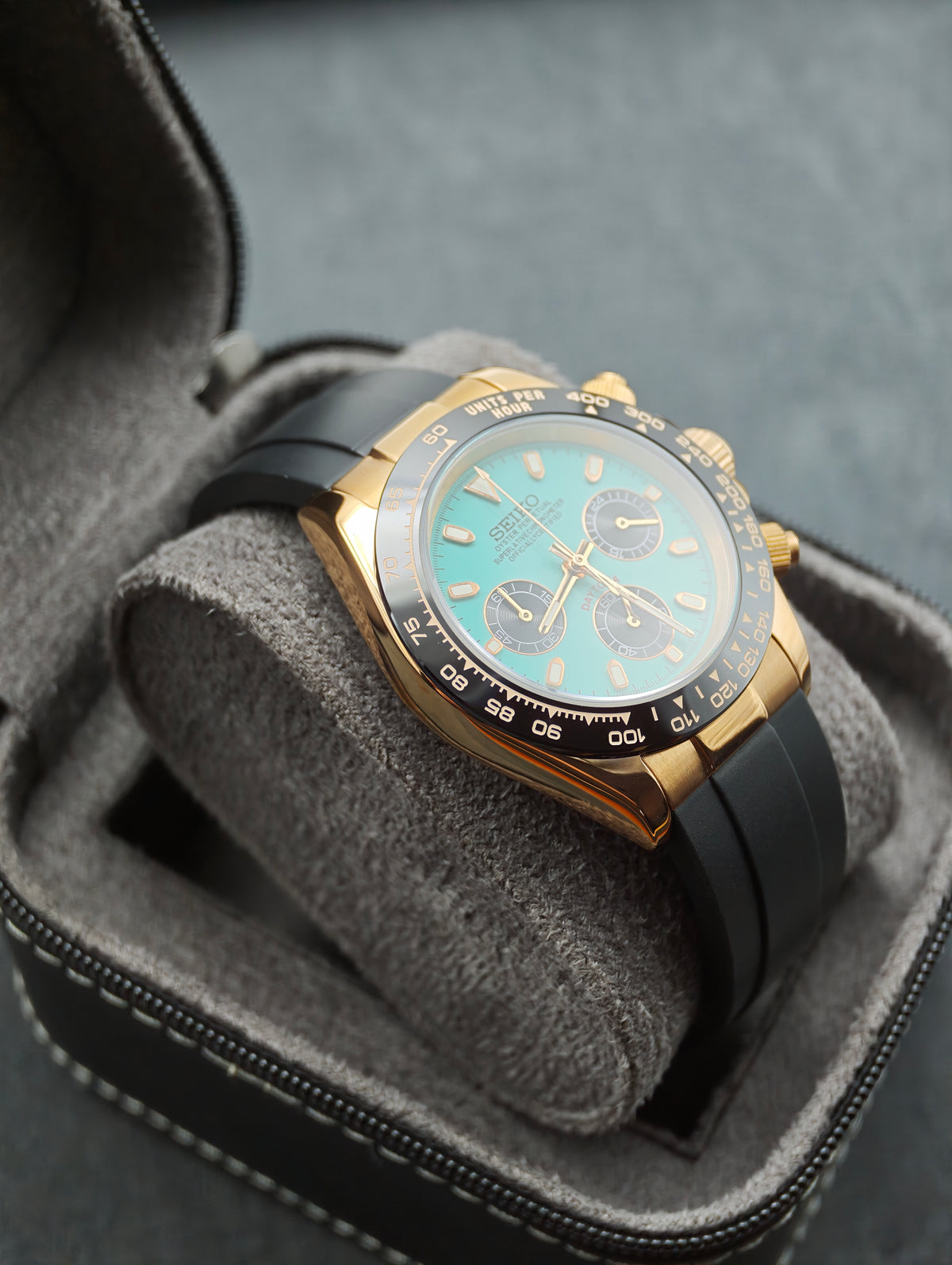 Tiffany Rose Chronograph | 40mm VK63 Mechaquartz