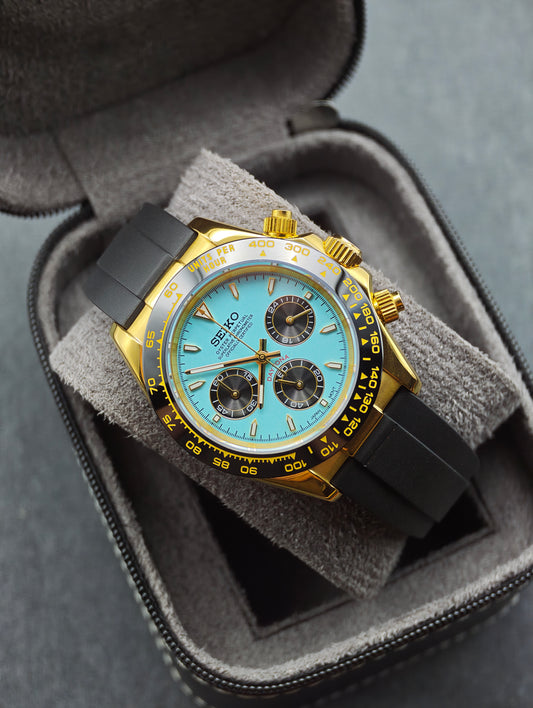 Tiffany Golden Chronograph | 40mm VK63 Mechaquartz
