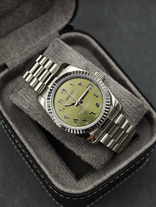 Olive Green | Arabic Dial | 36mm NH35 Automatic