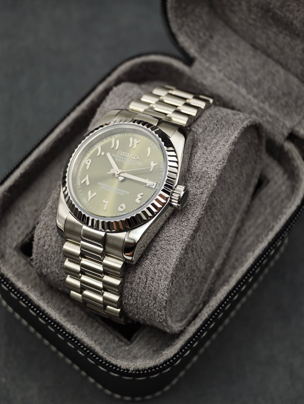 Olive Green | Arabic Dial | 36mm NH35 Automatic