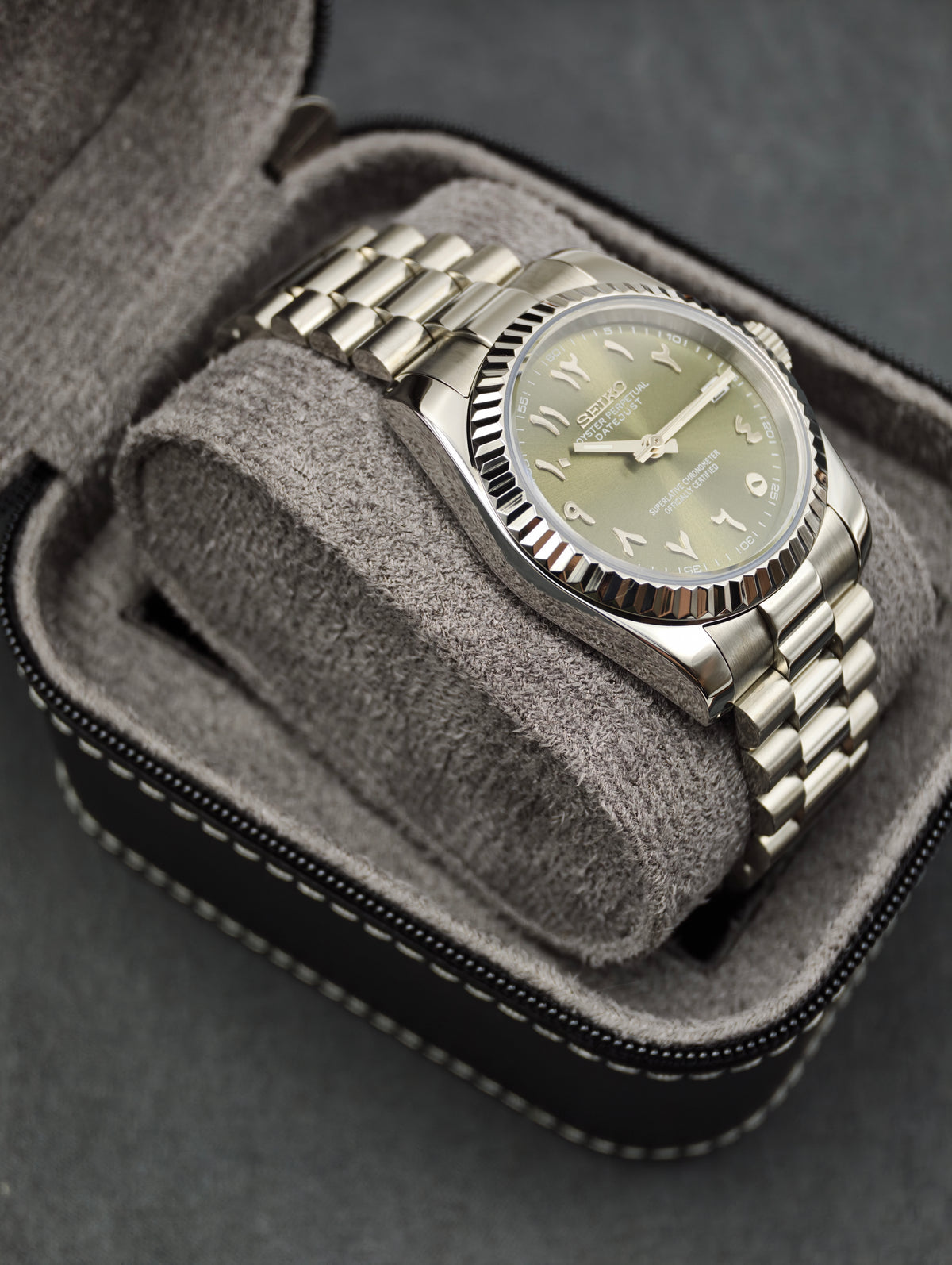 Olive Green | Arabic Dial | 36mm NH35 Automatic