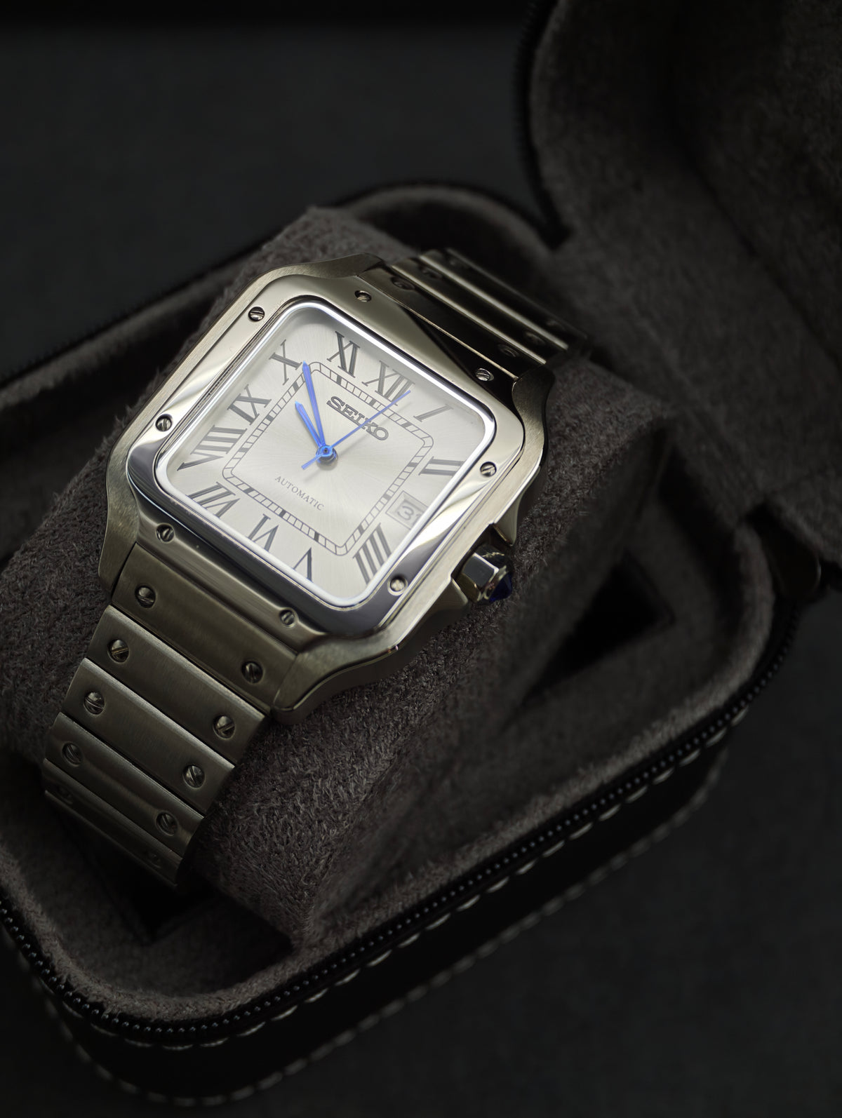 Santos Reagent | Roman Dial | 39mm NH35 Automatic