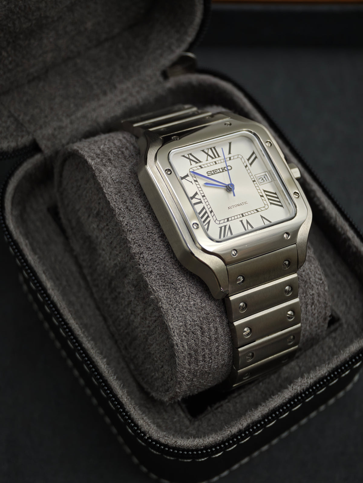 Santos Reagent | Roman Dial | 39mm NH35 Automatic