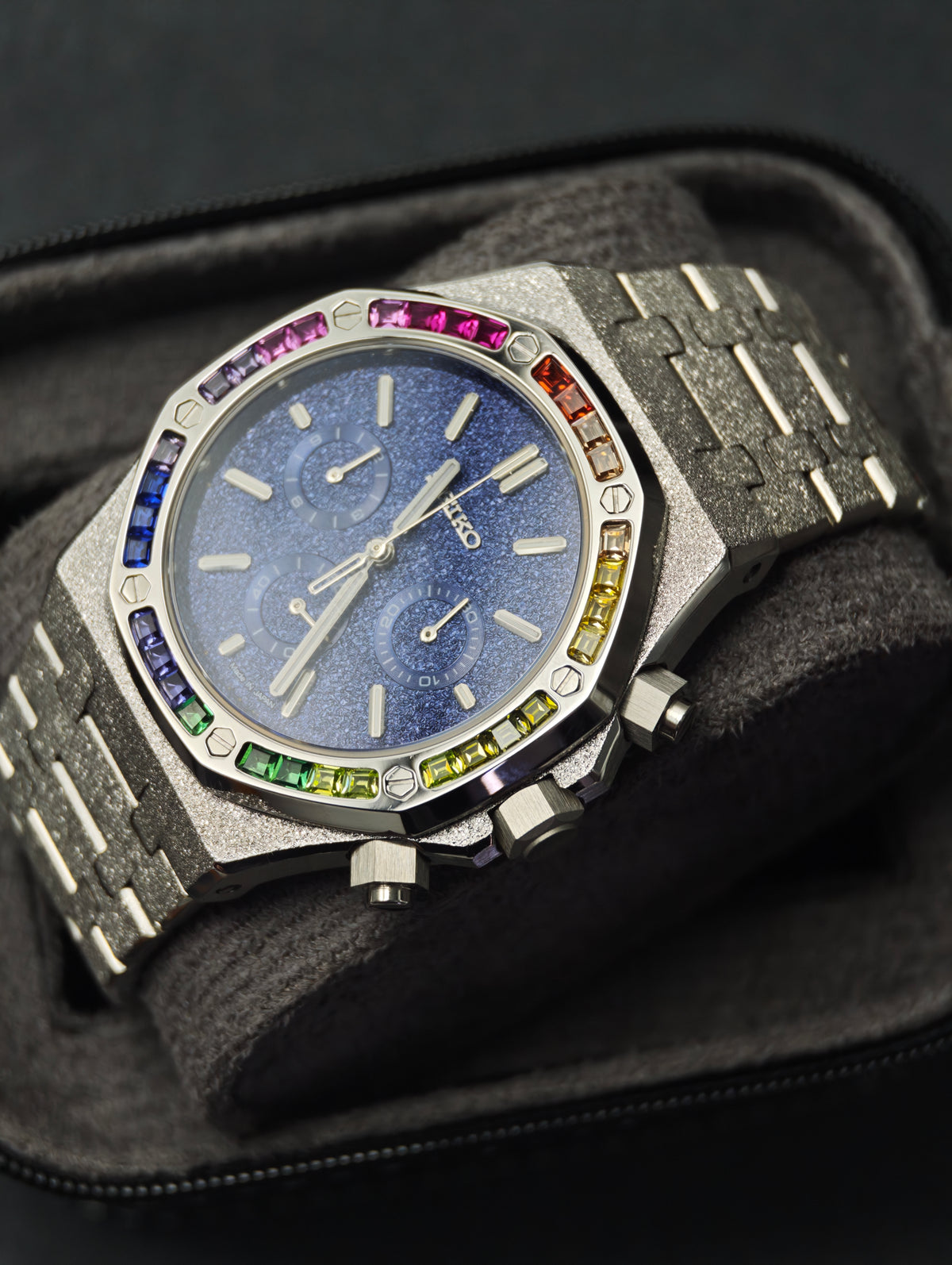 Rainbow Frost Chronograph | 41mm VK63 Mecha-Quartz