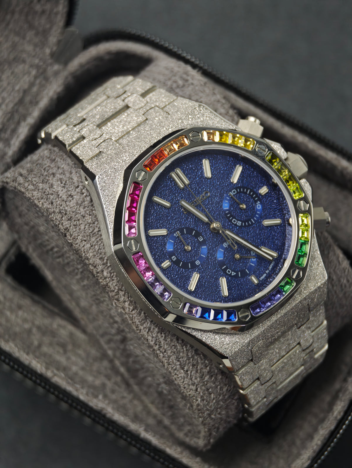 Rainbow Frost Chronograph | 41mm VK63 Mecha-Quartz