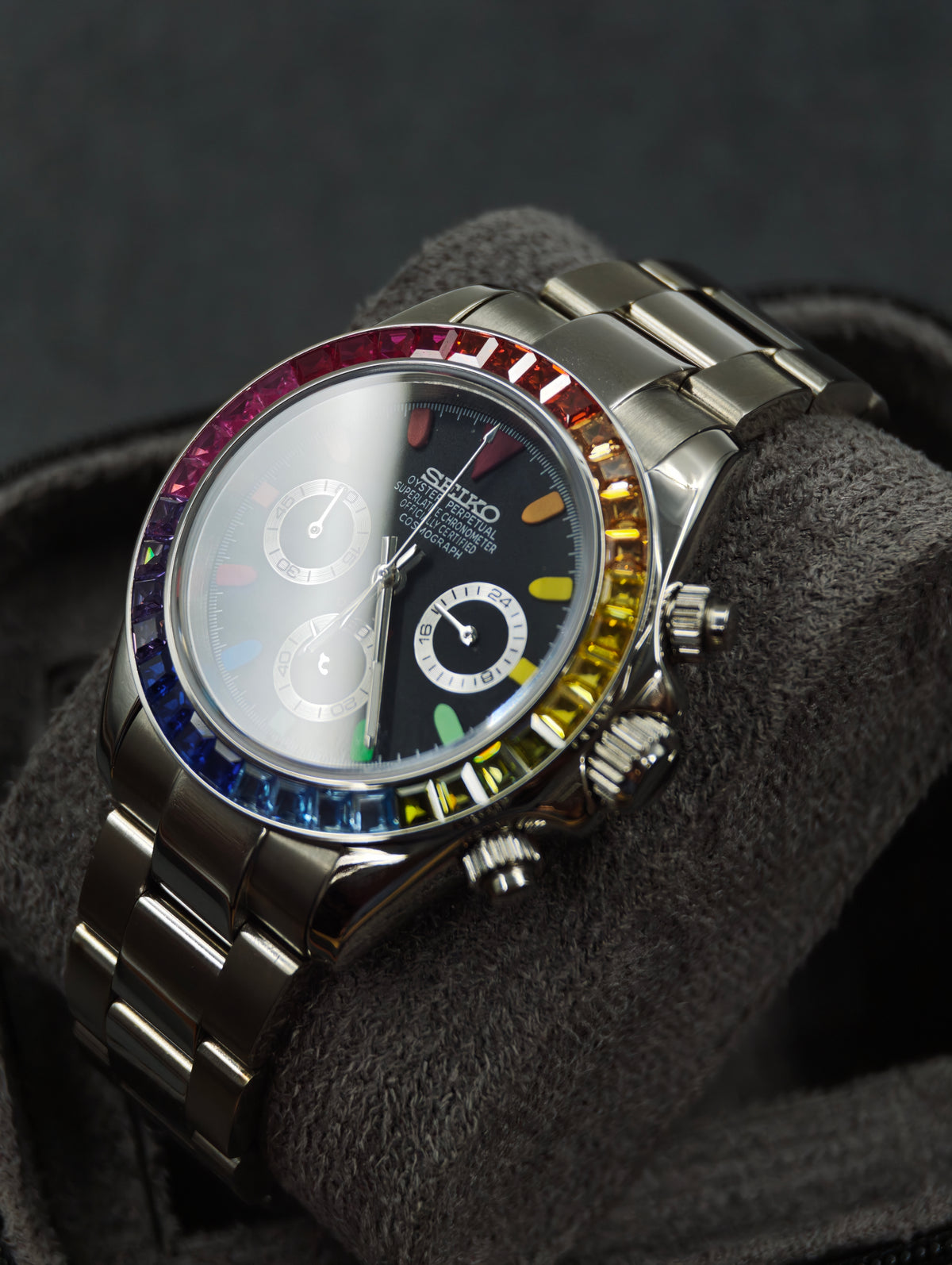 Rainbow Spectrum Chronograph | 40mm VK63 Mecha-Quartz