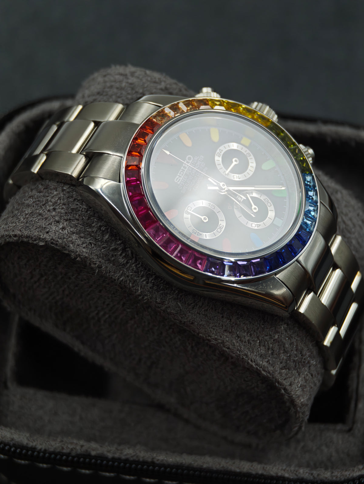 Rainbow Spectrum Chronograph | 40mm VK63 Mecha-Quartz