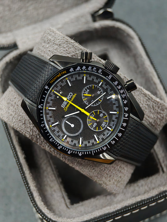 Apex Yellow | 39mm VK63 Mecha-Quartz Chronograph