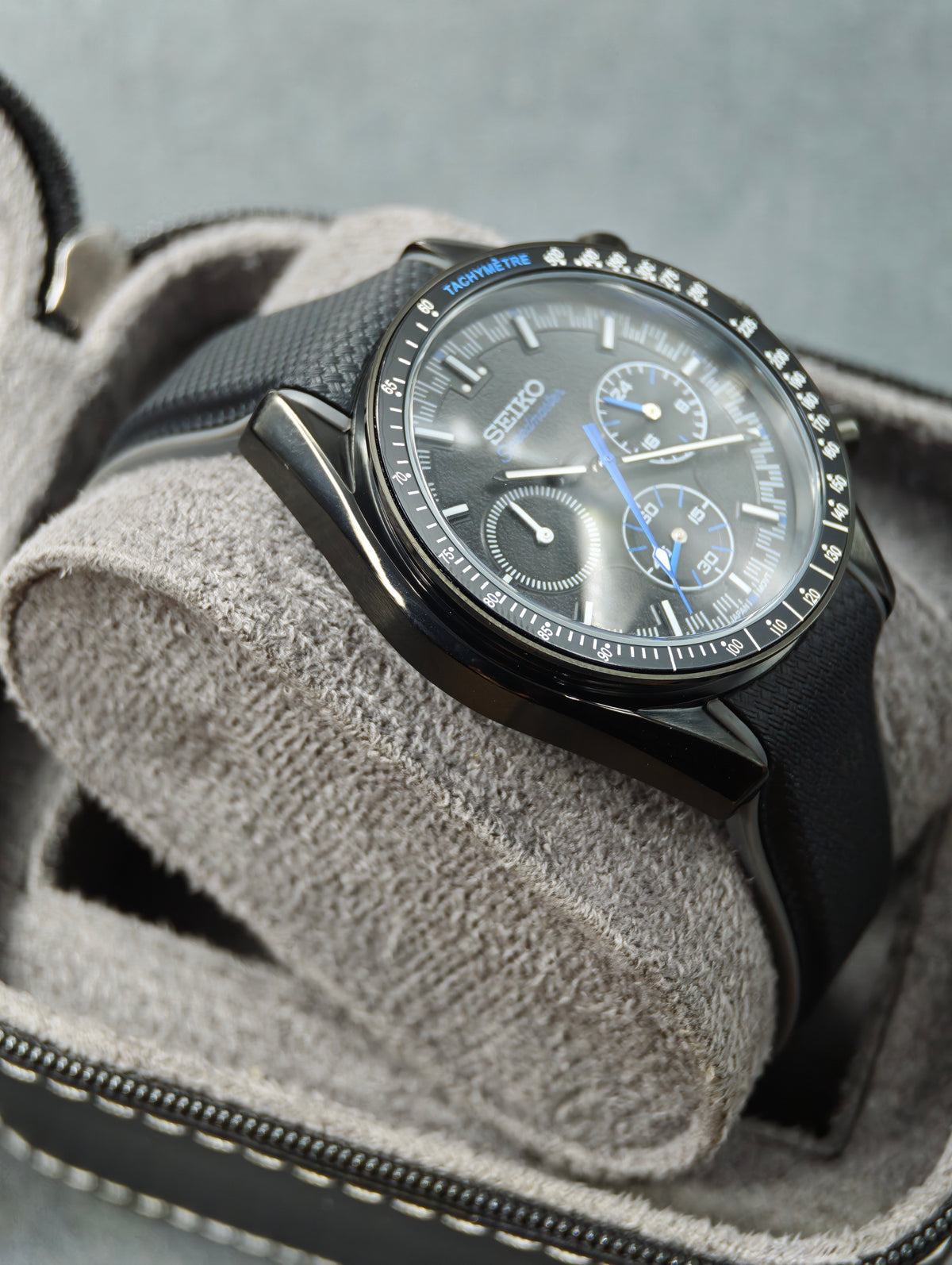 Apex Blue | 39mm VK63 Mecha-Quartz Chronograph