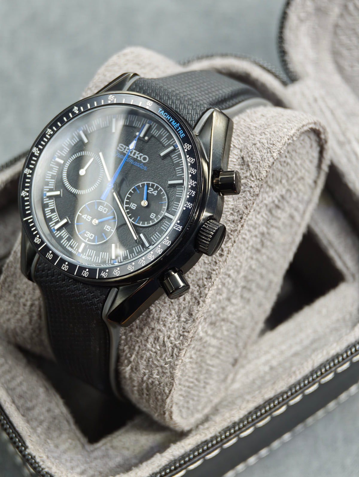 Apex Blue | 39mm VK63 Mecha-Quartz Chronograph