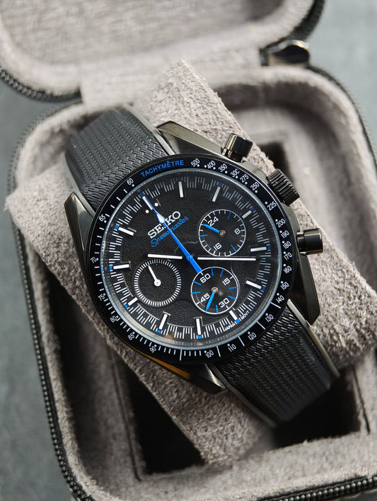Apex Blue | 39mm VK63 Mecha-Quartz Chronograph