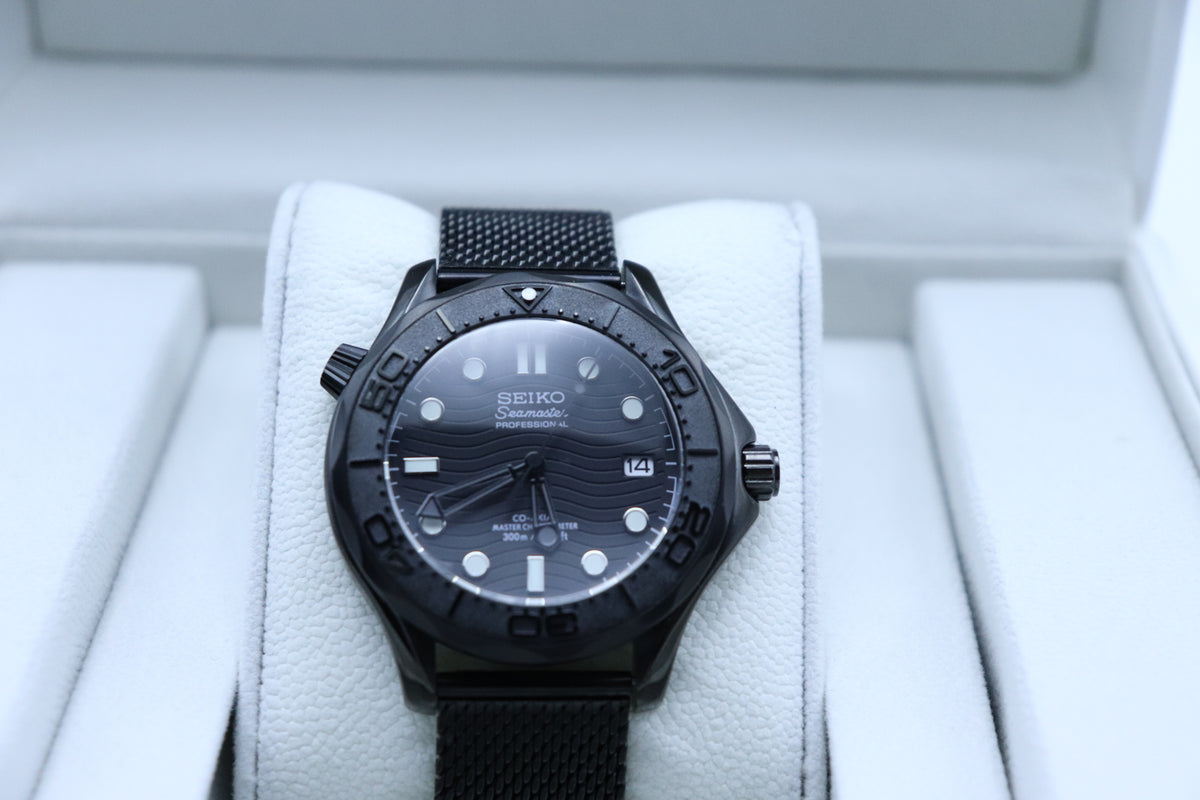 Seamaster Black Stealth Mod | NH35 Automatic