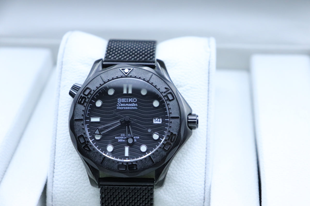 Seamaster Black Stealth Mod | NH35 Automatic