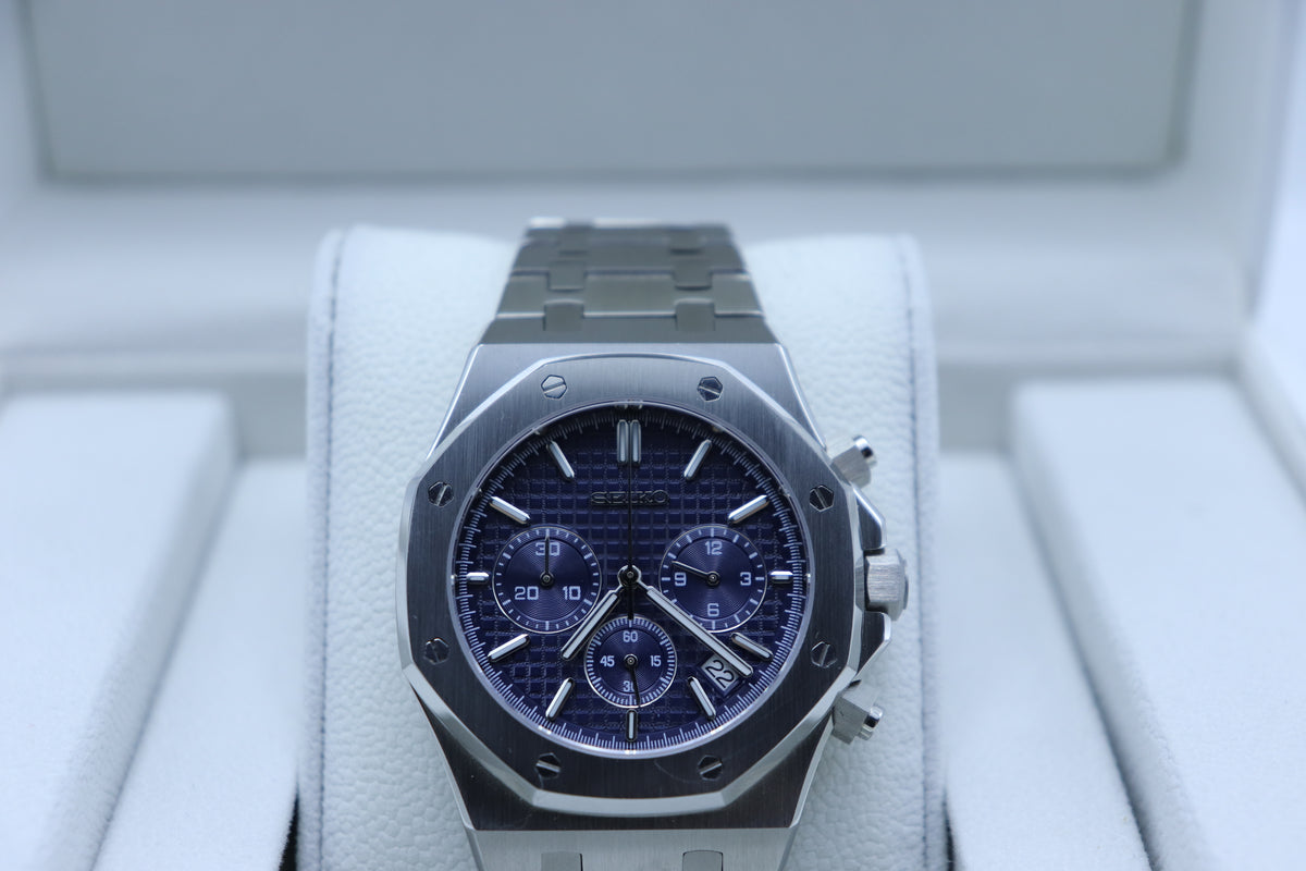Royal Oak Blue Chronograph Mod | VK63