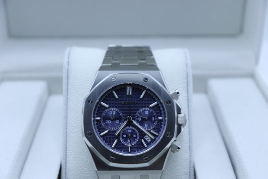 Royal Oak Blue Chronograph Mod | VK63