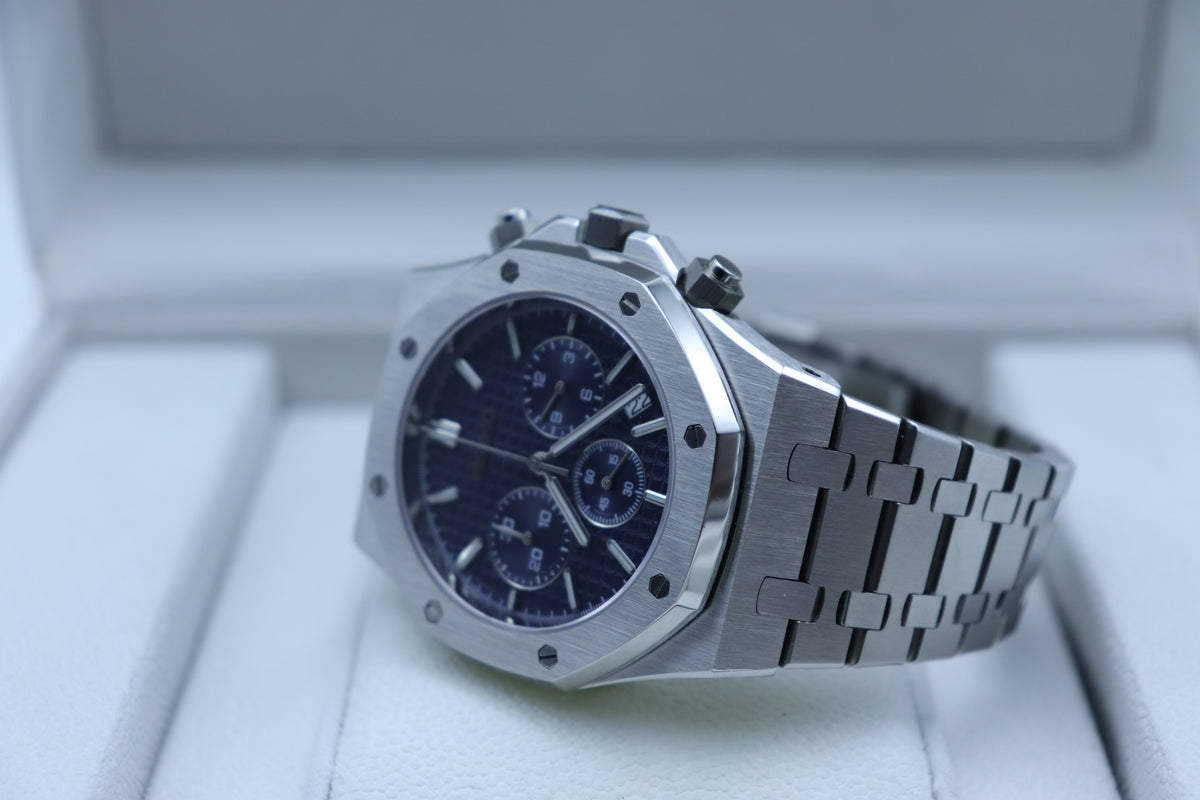 Royal Oak Blue Chronograph Mod | VK63