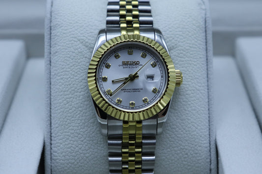 Ladies Two-Tone Diamond Datejust Mod | NH05 Automatic
