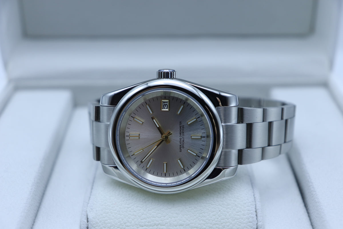 Silver Datejust Mod | NH35 Automatic