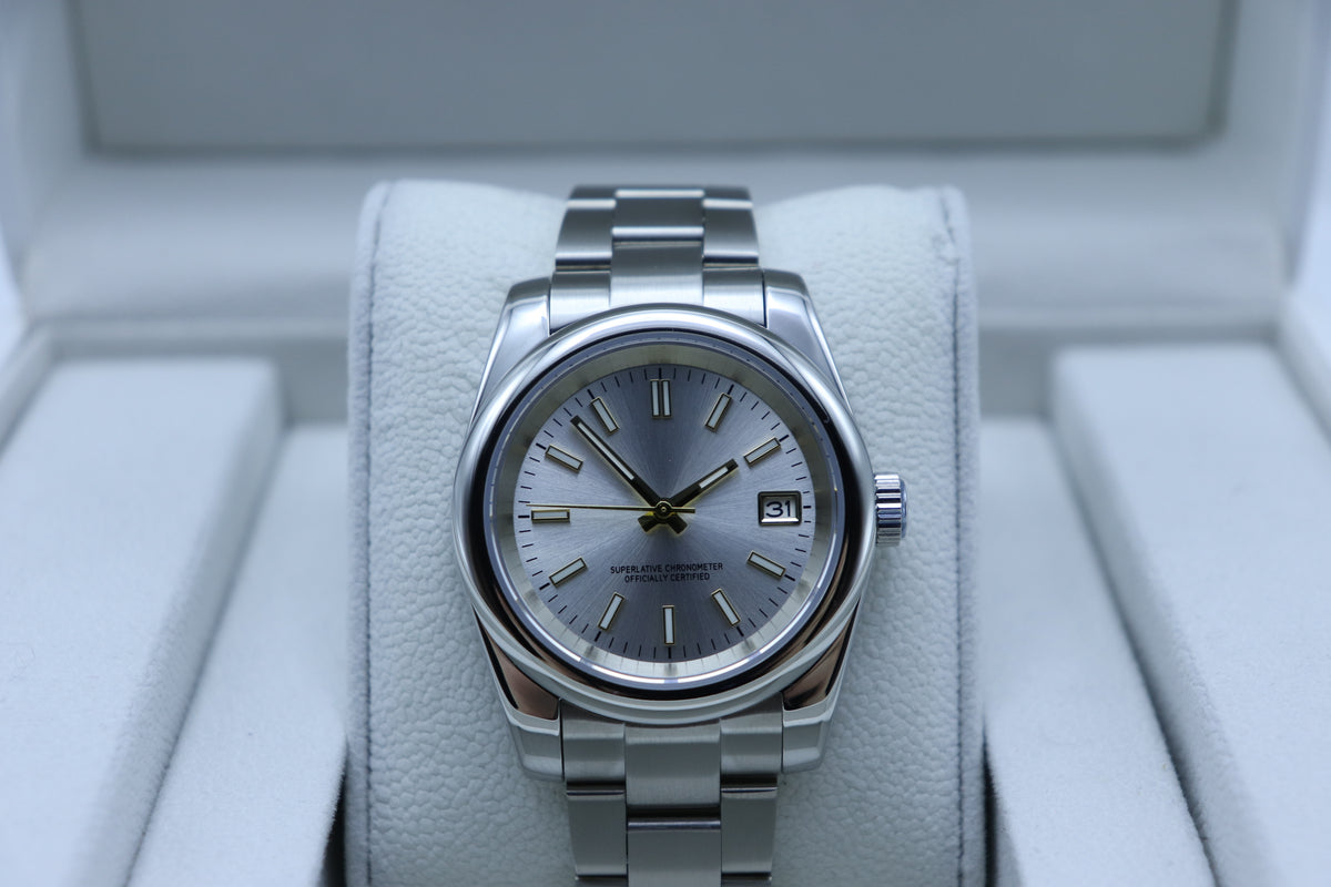 Silver Datejust Mod | NH35 Automatic