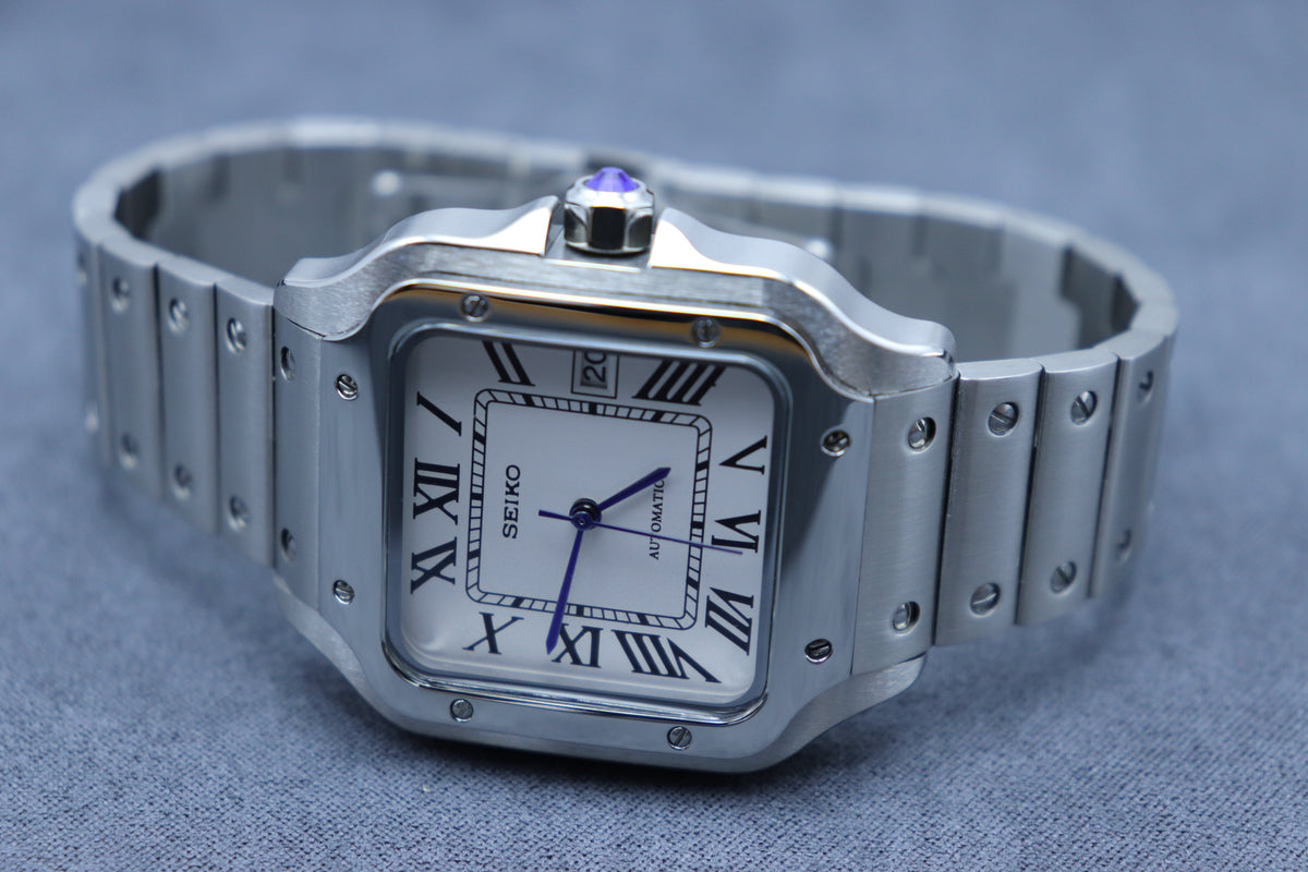 Silver Santos – 39mm – NH35 Automatic
